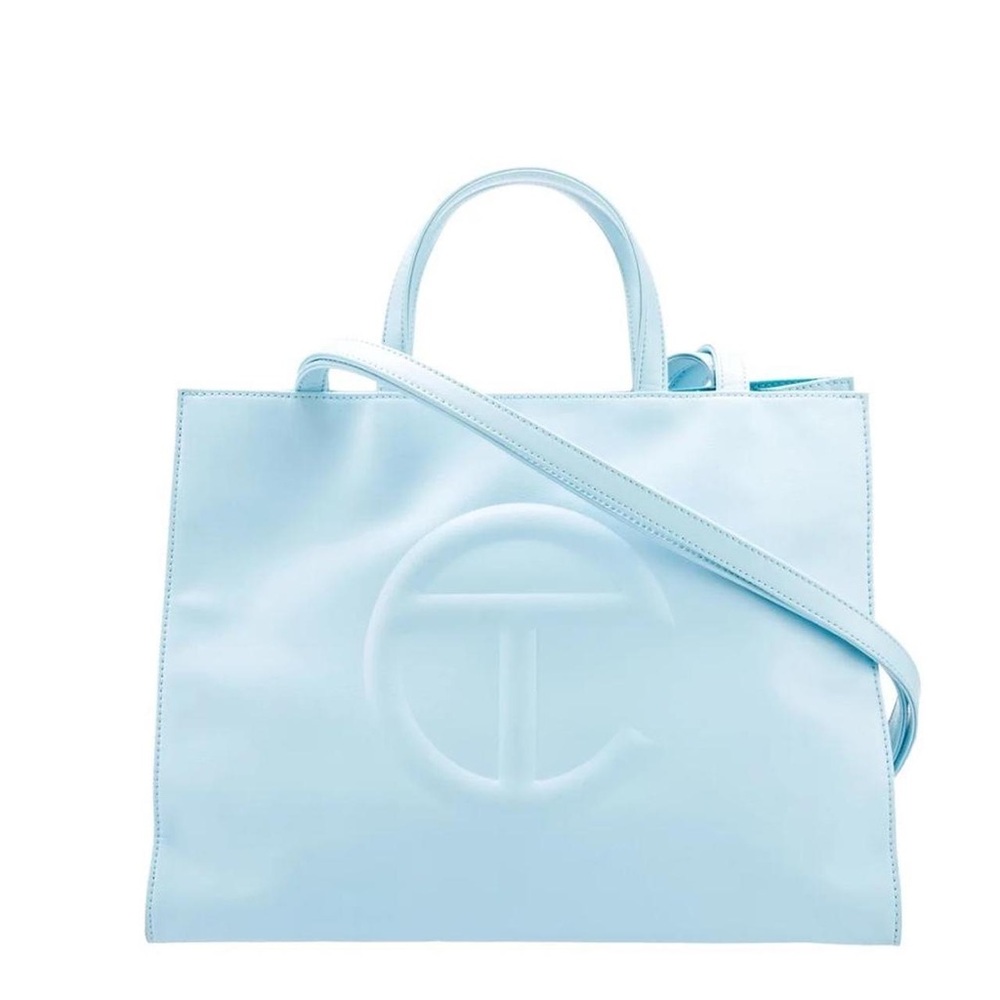 Telfar Large Shopping Bag | Pool Blue RARE 🩵
